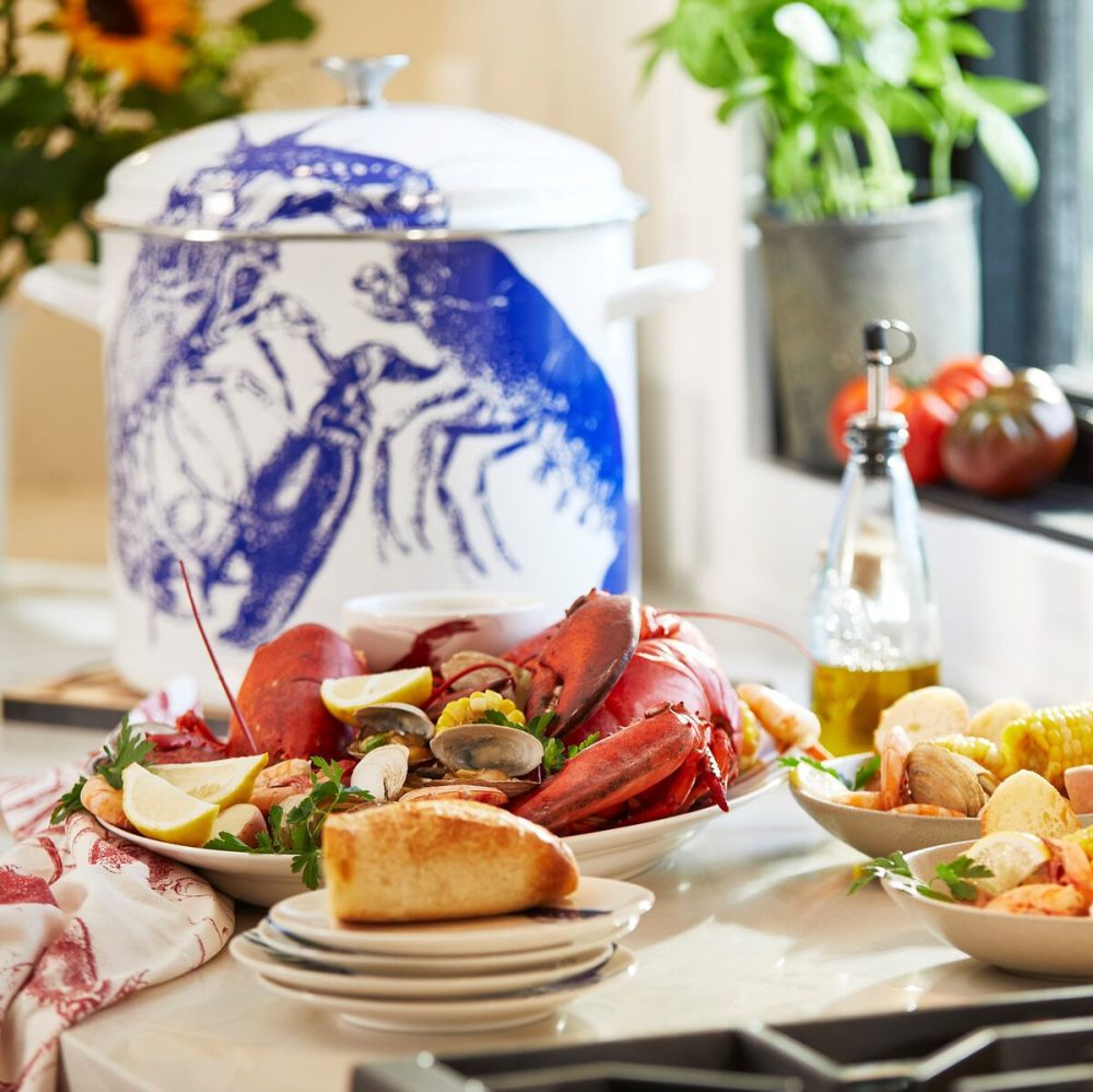 Caskata™ 16 Qt. Enamel on Steel Stockpot with Cover - Image 3