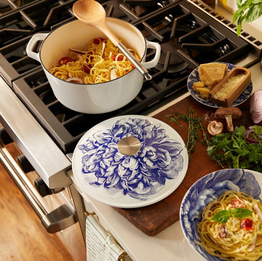Caskata™ 5 Qt. Round Covered Casserole - Blooming Peony - Image 3