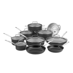 Chef's Classic Nonstick Hard Anodized 17 Piece Chef's Classic Nonstick Hard Anodized Set