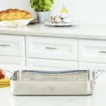14" Lasagna Pan with Stainless Roasting Rack - Image 3