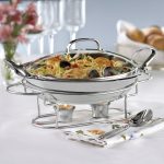 Classic Entertaining Collection 11" Round Buffet Server - Image 2