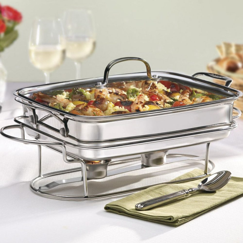 Classic Entertaining Collection 12" Rectangular Buffet Server - Image 2