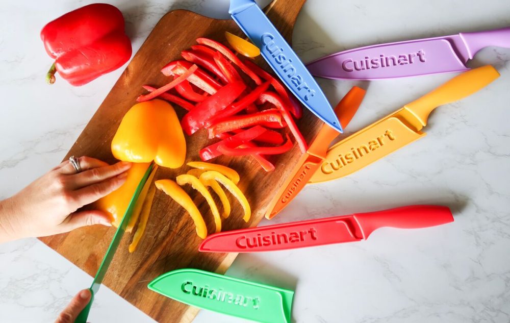 12 Piece Nonstick Color Knife Set with Blade Guards - Image 5