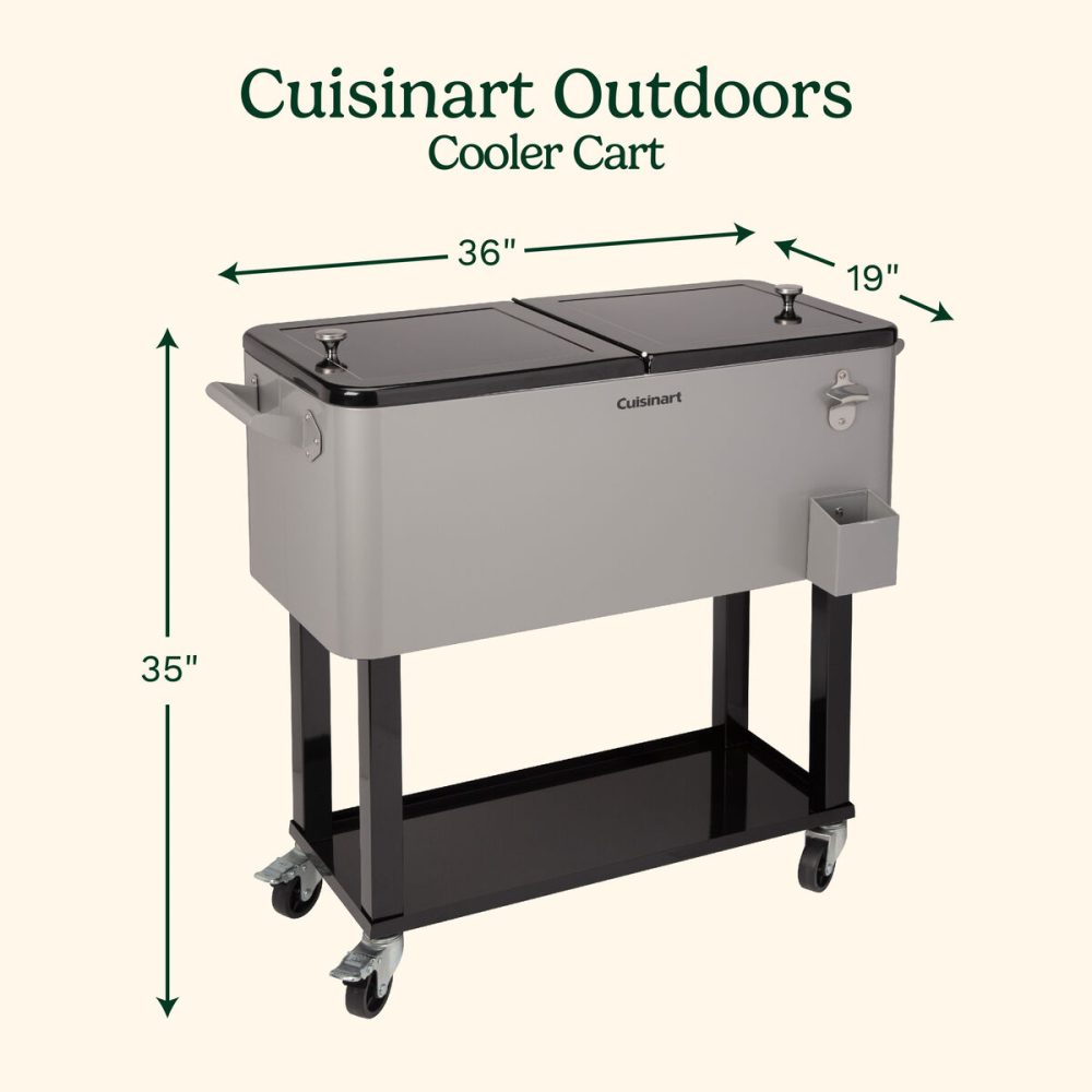80 Qt. Outdoor Cooler Cart - Image 2