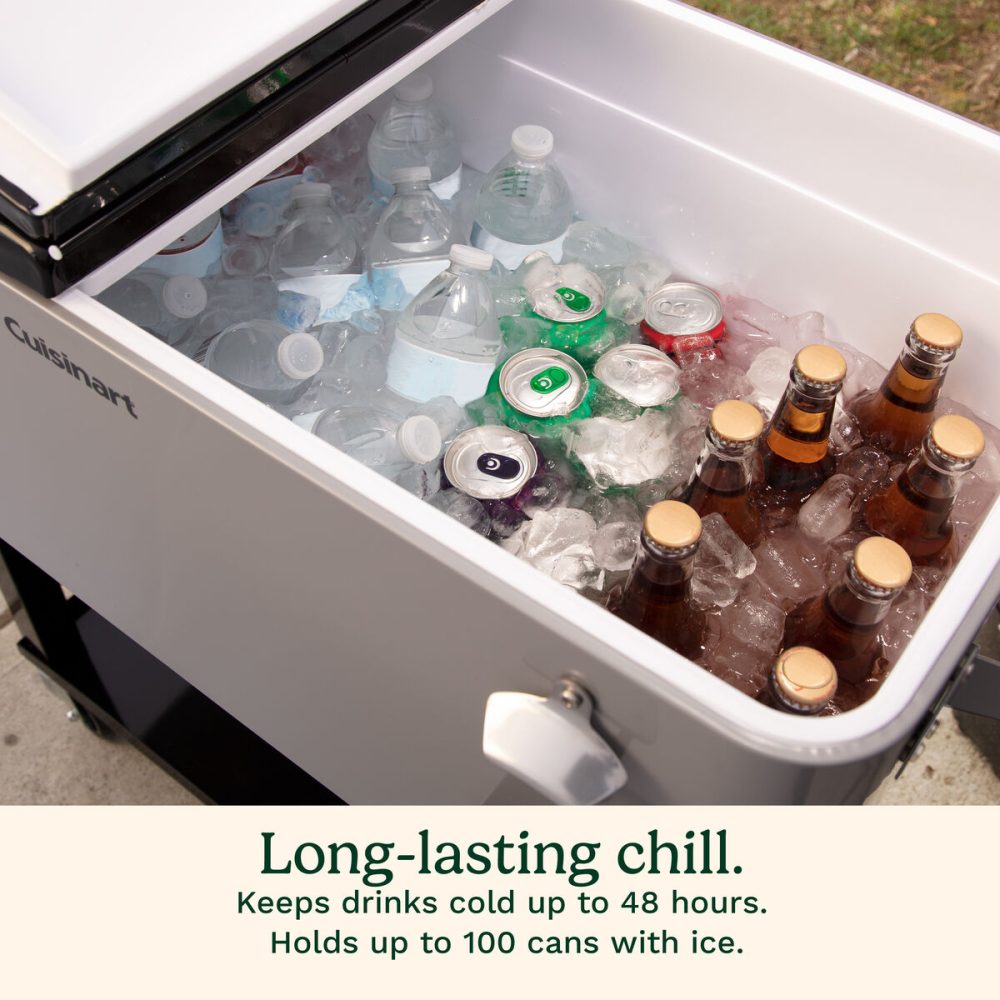 80 Qt. Outdoor Cooler Cart - Image 4