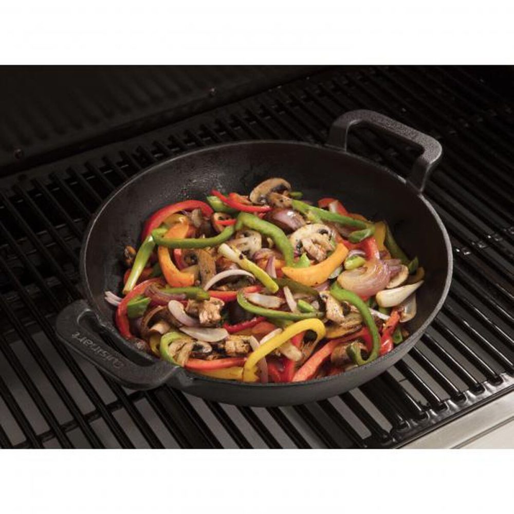 10" Cast Iron Wok - Image 3