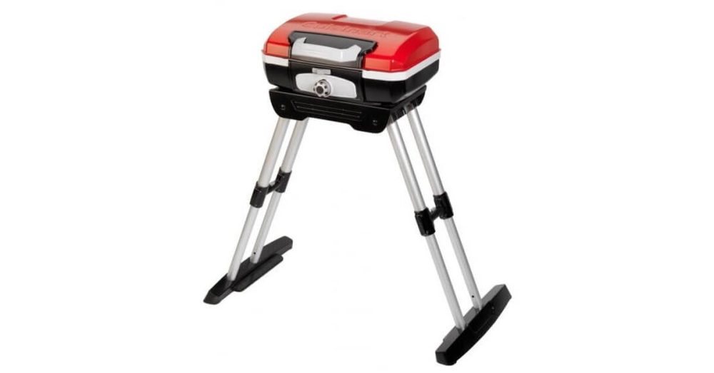 Petite Gourmet Portable Gas Grill with VersaStand