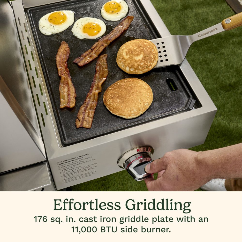 Propel+ Four Burner 3-in-1 Gas Grill (Grill, Griddle, Pizza Oven) - Image 5