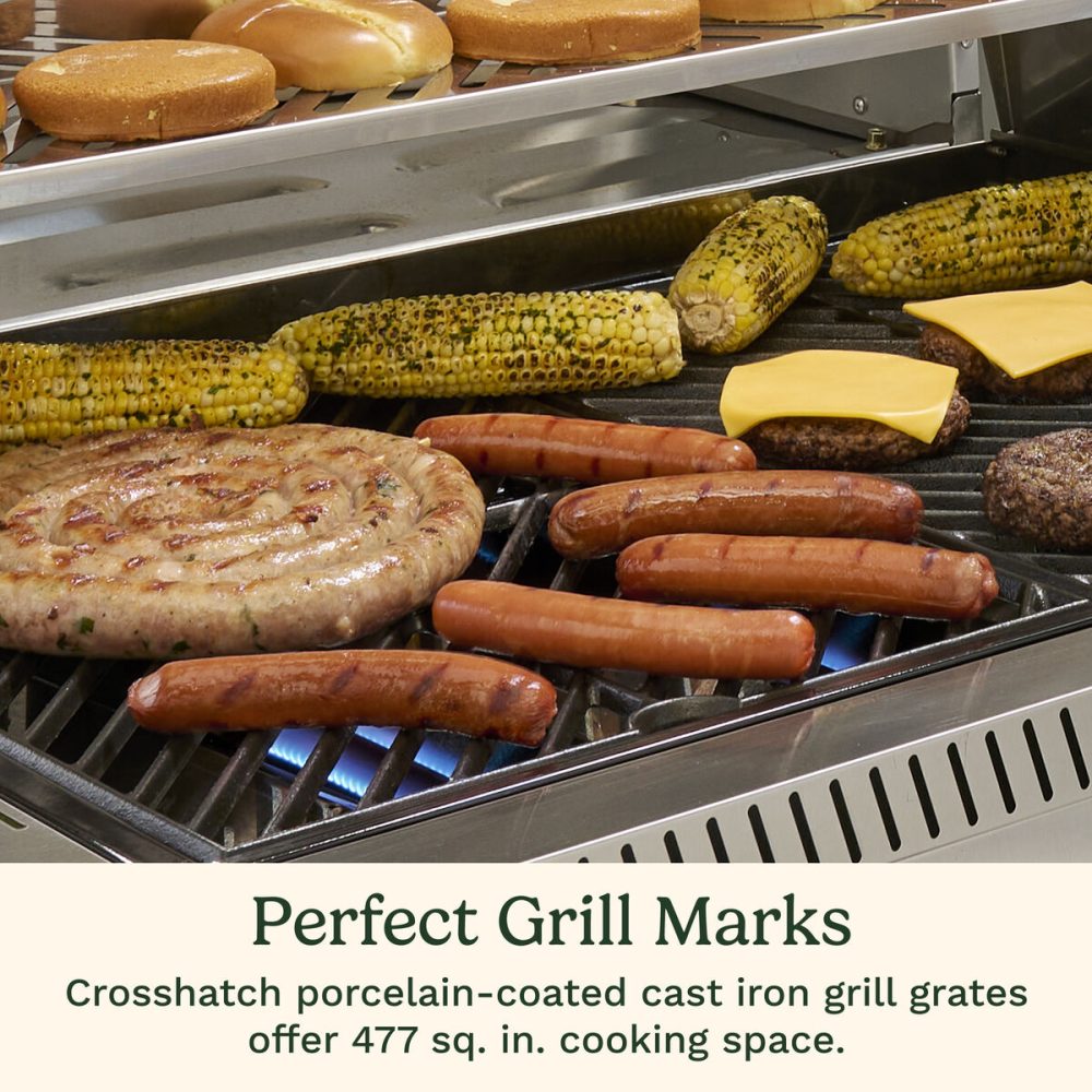 Propel+ Four Burner 3-in-1 Gas Grill (Grill, Griddle, Pizza Oven) - Image 6