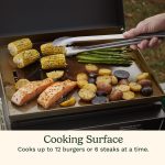 17" Tabletop Gas Griddle with Hood - Image 4