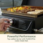 17" Tabletop Gas Griddle with Hood - Image 6