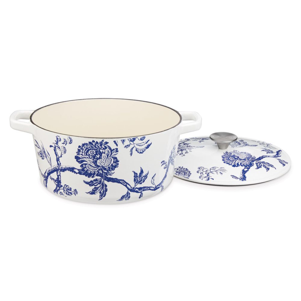 Caskata™ 5 Qt. Round Covered Casserole - Floral Landscape - Image 2