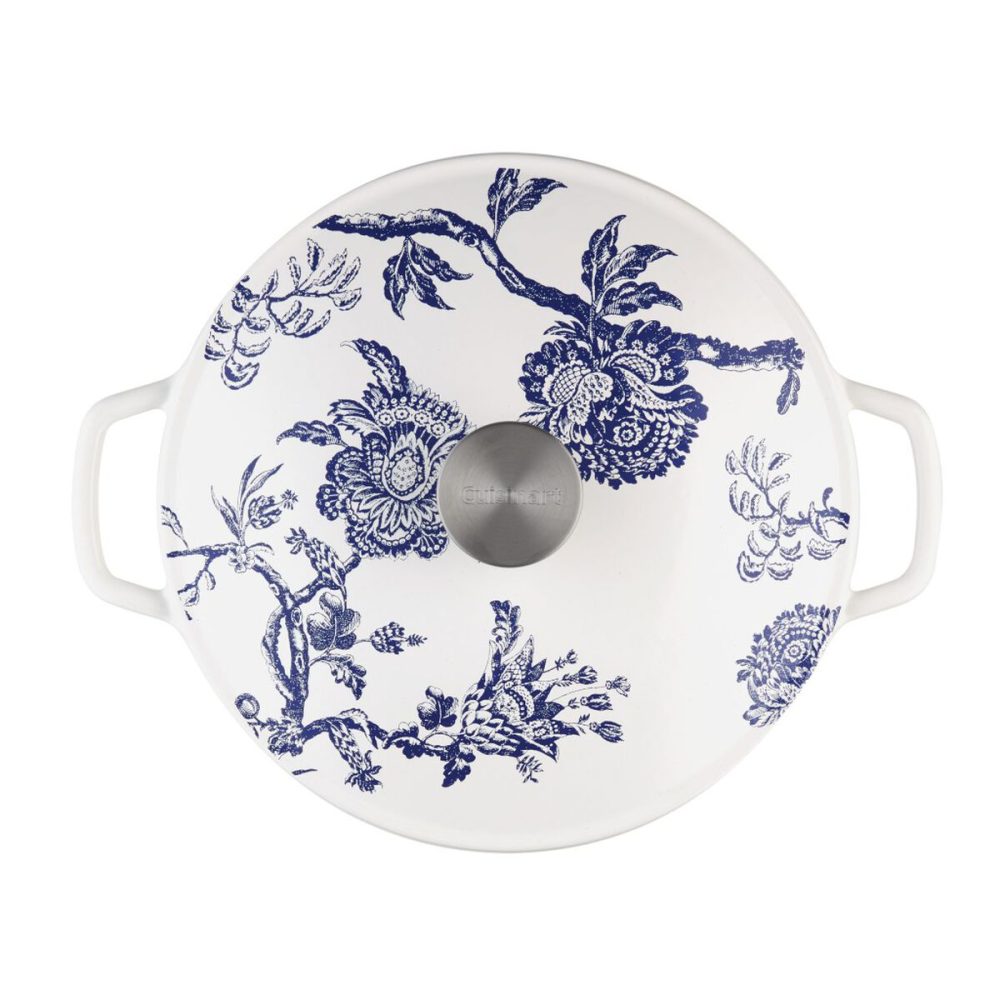 Caskata™ 5 Qt. Round Covered Casserole - Floral Landscape - Image 3