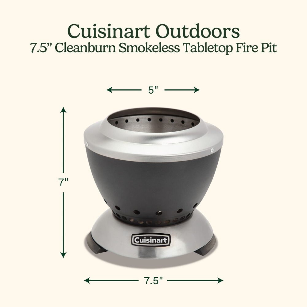7.5” Cleanburn Smokeless Table Top Fire Pit - Image 2