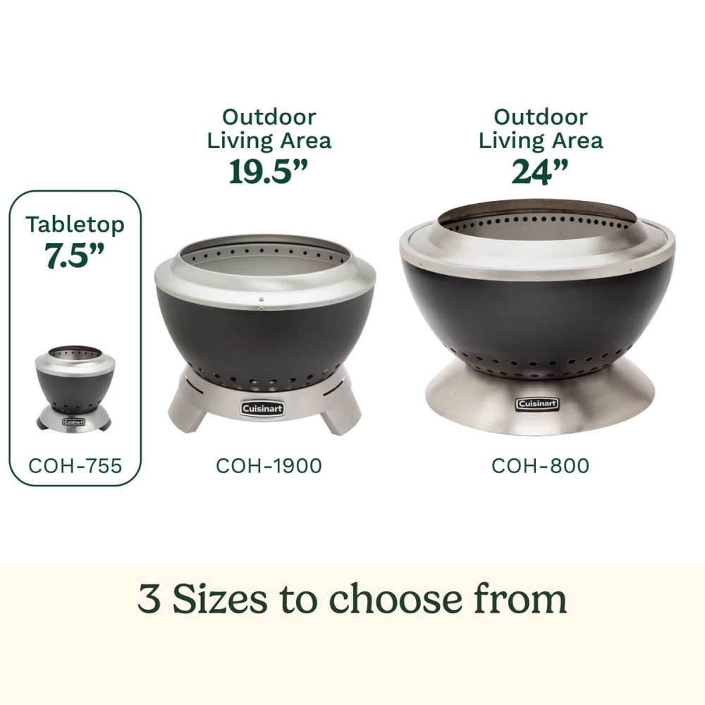 7.5” Cleanburn Smokeless Table Top Fire Pit - Image 4
