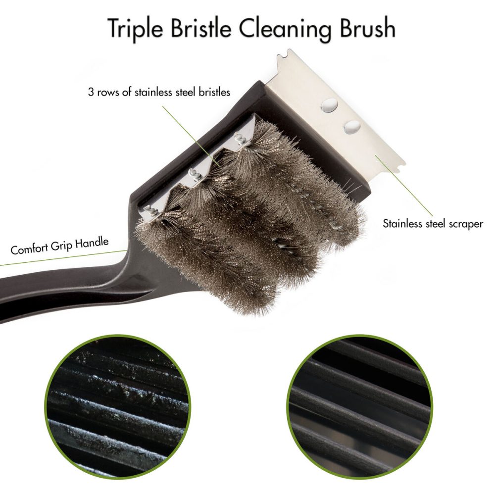 Triple Bristle Grill Cleaning Brush - Image 4