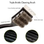 Triple Bristle Grill Cleaning Brush - Image 4