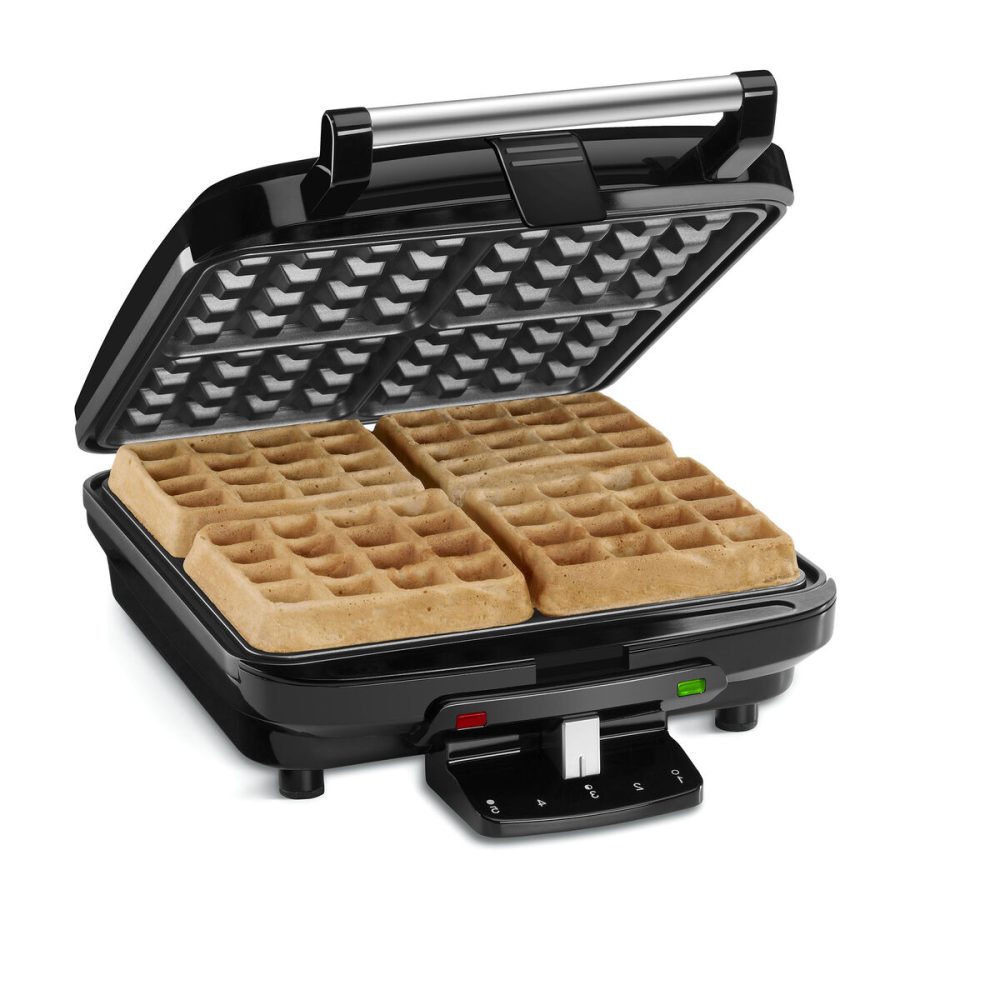 4 Slice Belgian Waffle Maker - Square - Image 2