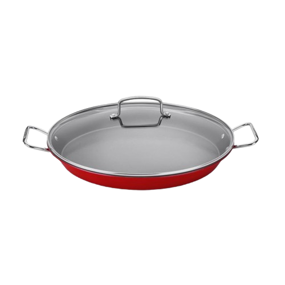 15″ Paella Pan with Glass Lid