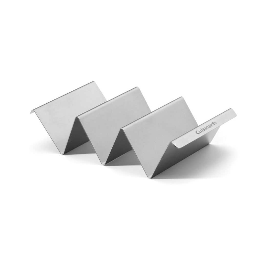 4-Pc Stainless Taco Tray Set