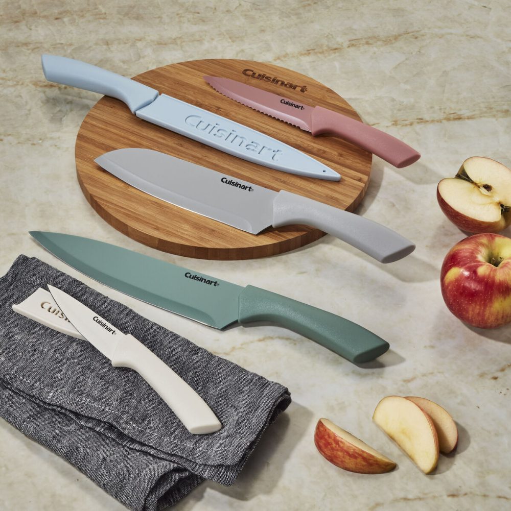 10pc Ceramic Coated Knife Set - Image 7