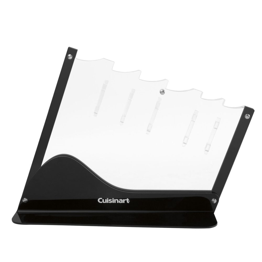 7pc Ceramic Coated Cutlery Set in Acrylic Block - Image 3