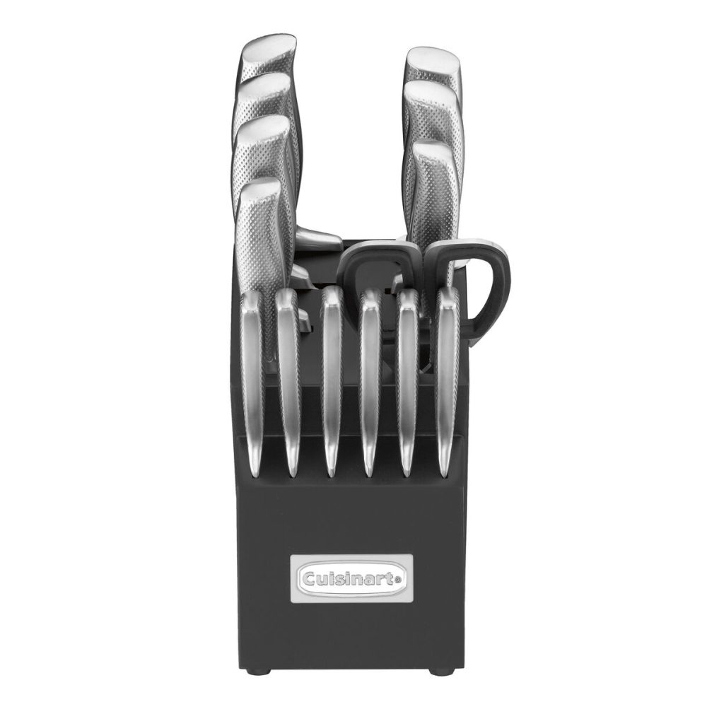 15 piece German Stainless Steel Hollow Handle Knife Block Set - Image 2