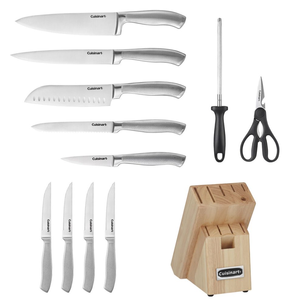 Classic 12pc Stainless Steel Knife Block Set - Image 4