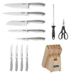 Classic 12pc Stainless Steel Knife Block Set - Image 4