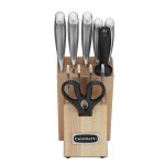 Classic 12pc Stainless Steel Knife Block Set - Image 3
