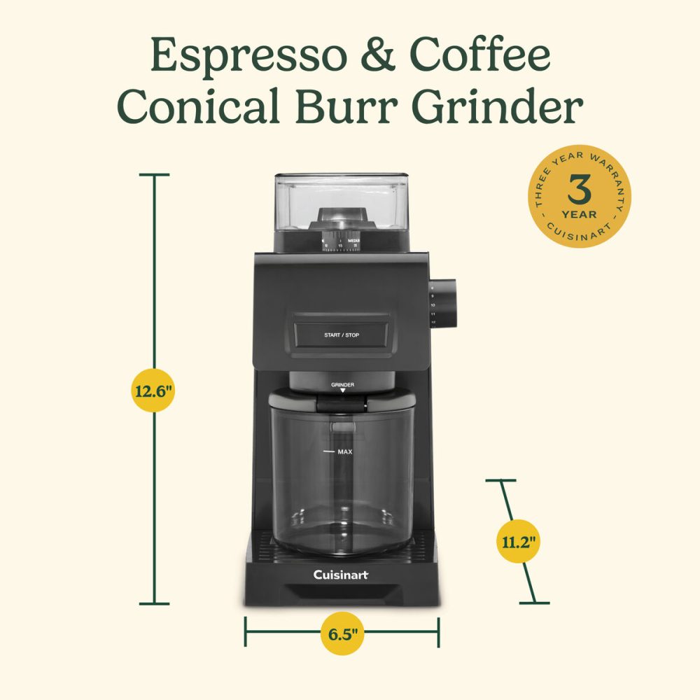 Espresso & Coffee Conical Burr Grinder - Image 8
