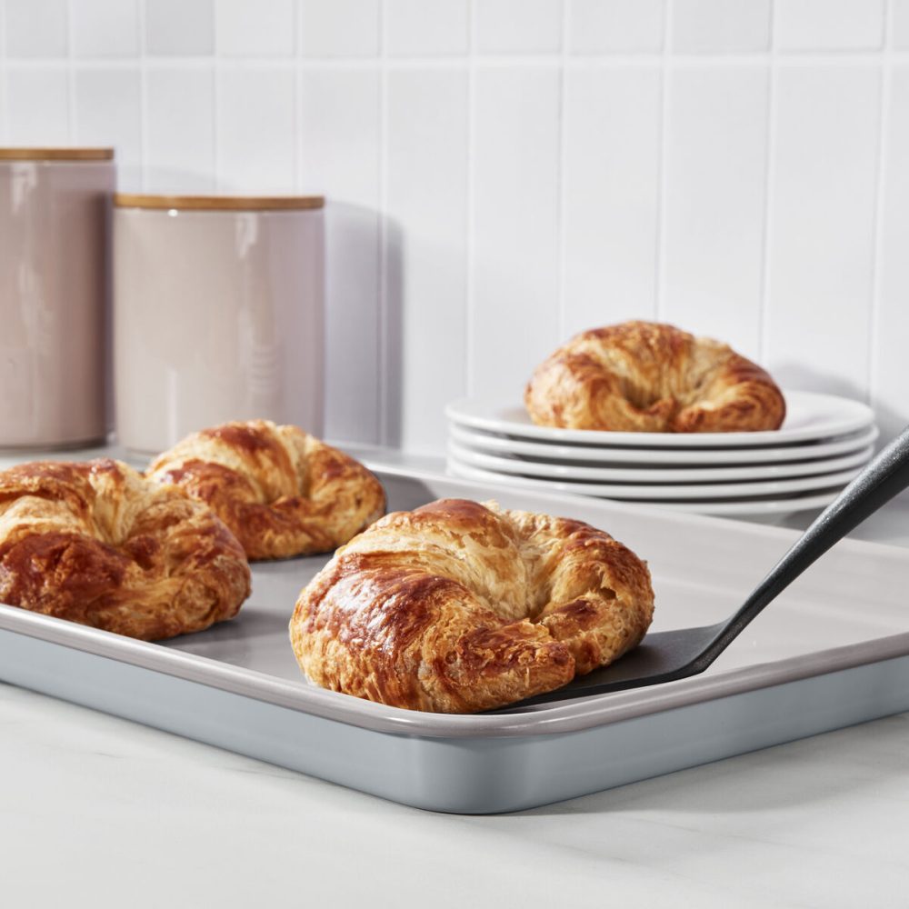 Culinary Collection 17″ Baking Sheet - Gorgeous Gray - Image 4