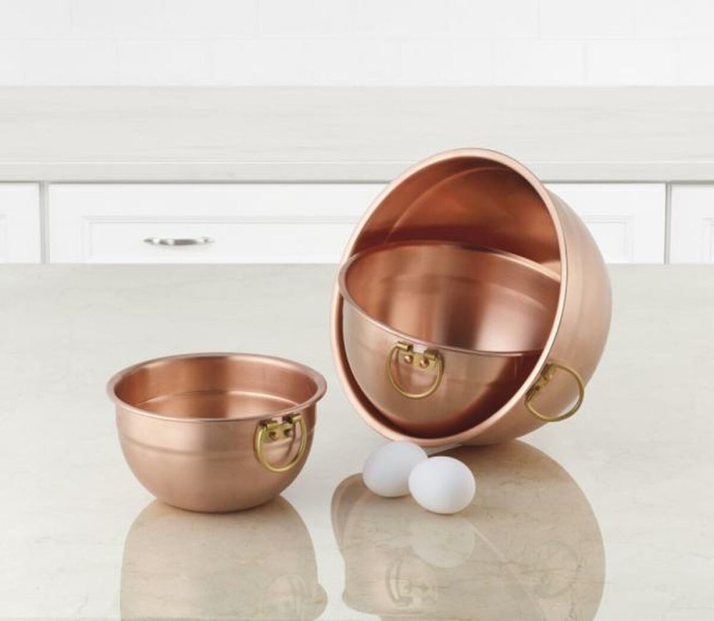 3 Piece Copper Mixing Bowl Set - Image 5