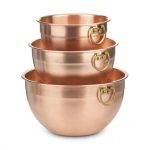 3 Piece Copper Mixing Bowl Set - Image 2