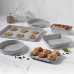 6-Pc Culinary Collection Ceramic Nonstick Bakeware Set - Gorgeous Gray - Image 3