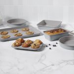 6-Pc Culinary Collection Ceramic Nonstick Bakeware Set - Gorgeous Gray - Image 4