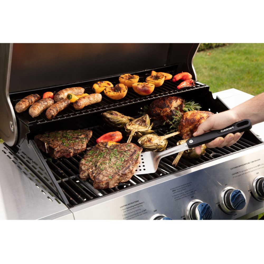 4 Piece Ash Wood Grill Tool Set - Image 4