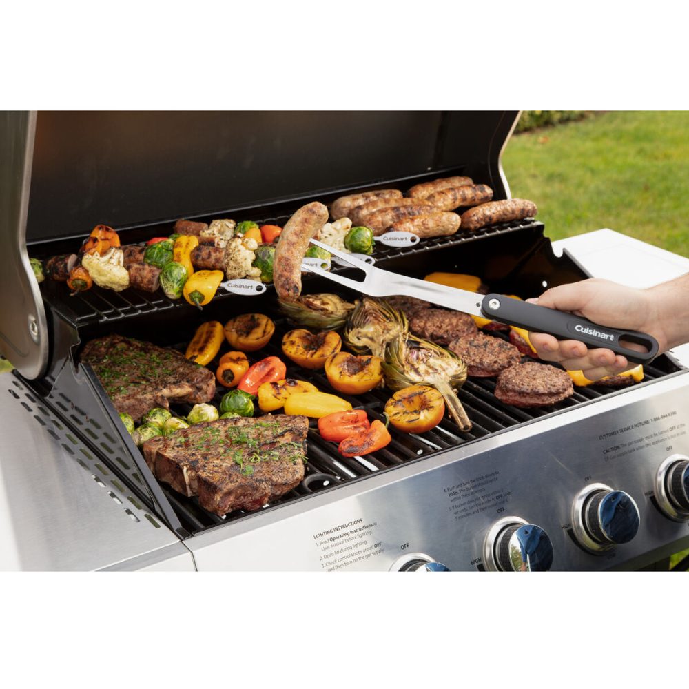 4 Piece Folding Grill Tool Set - Image 9
