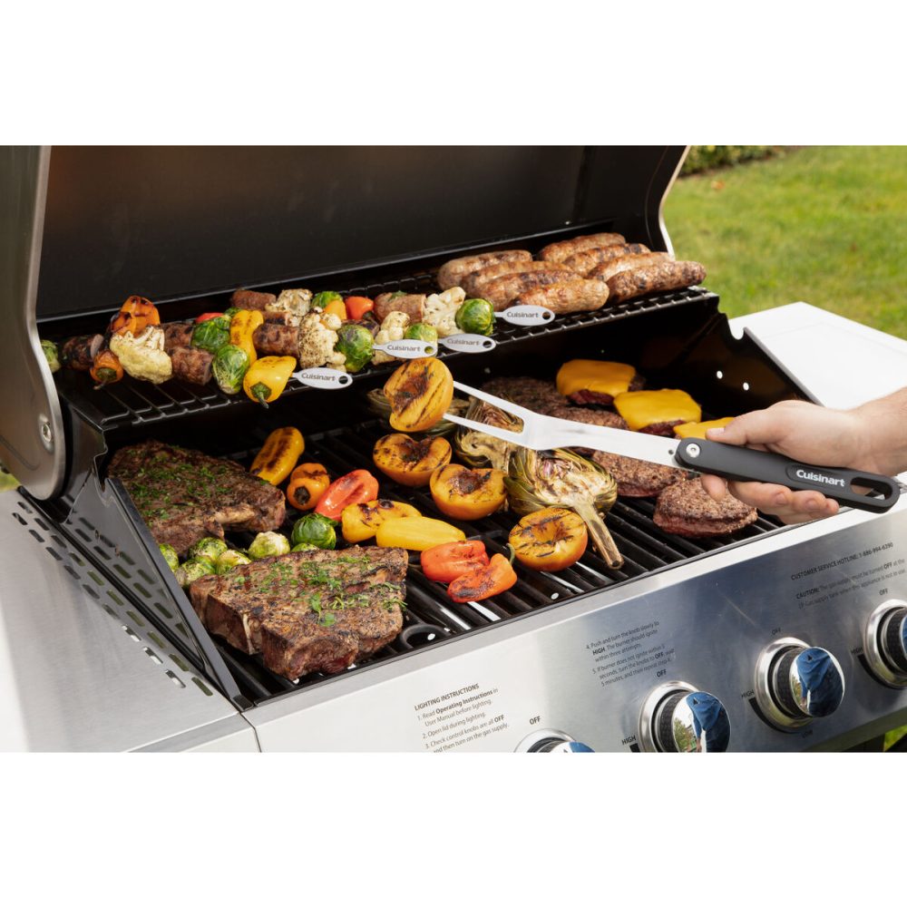 4 Piece Folding Grill Tool Set - Image 11