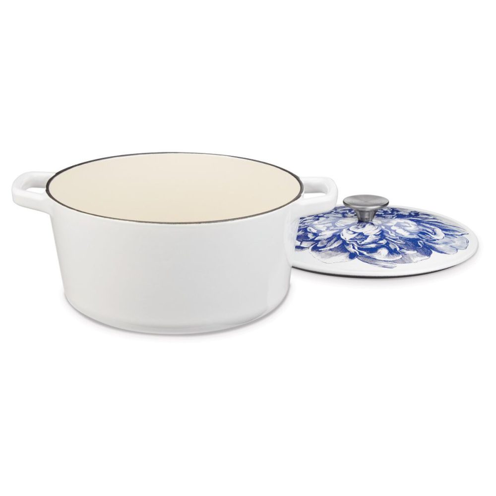 Caskata™ 5 Qt. Round Covered Casserole - Blooming Peony - Image 2