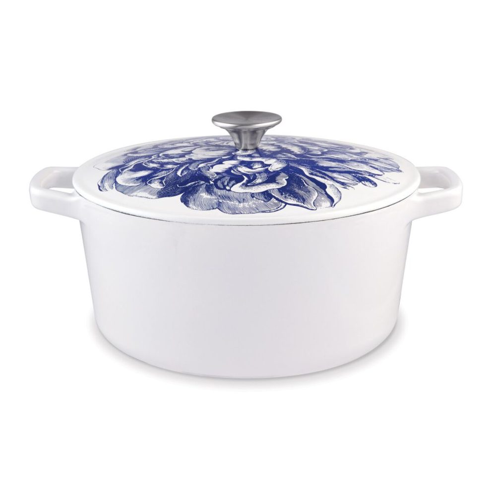 Caskata™ 5 Qt. Round Covered Casserole - Blooming Peony