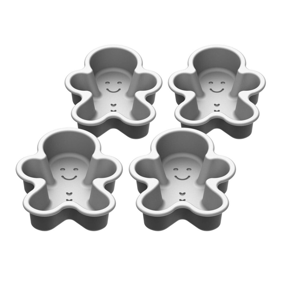 4 piece Mini Gingerbread Man Set