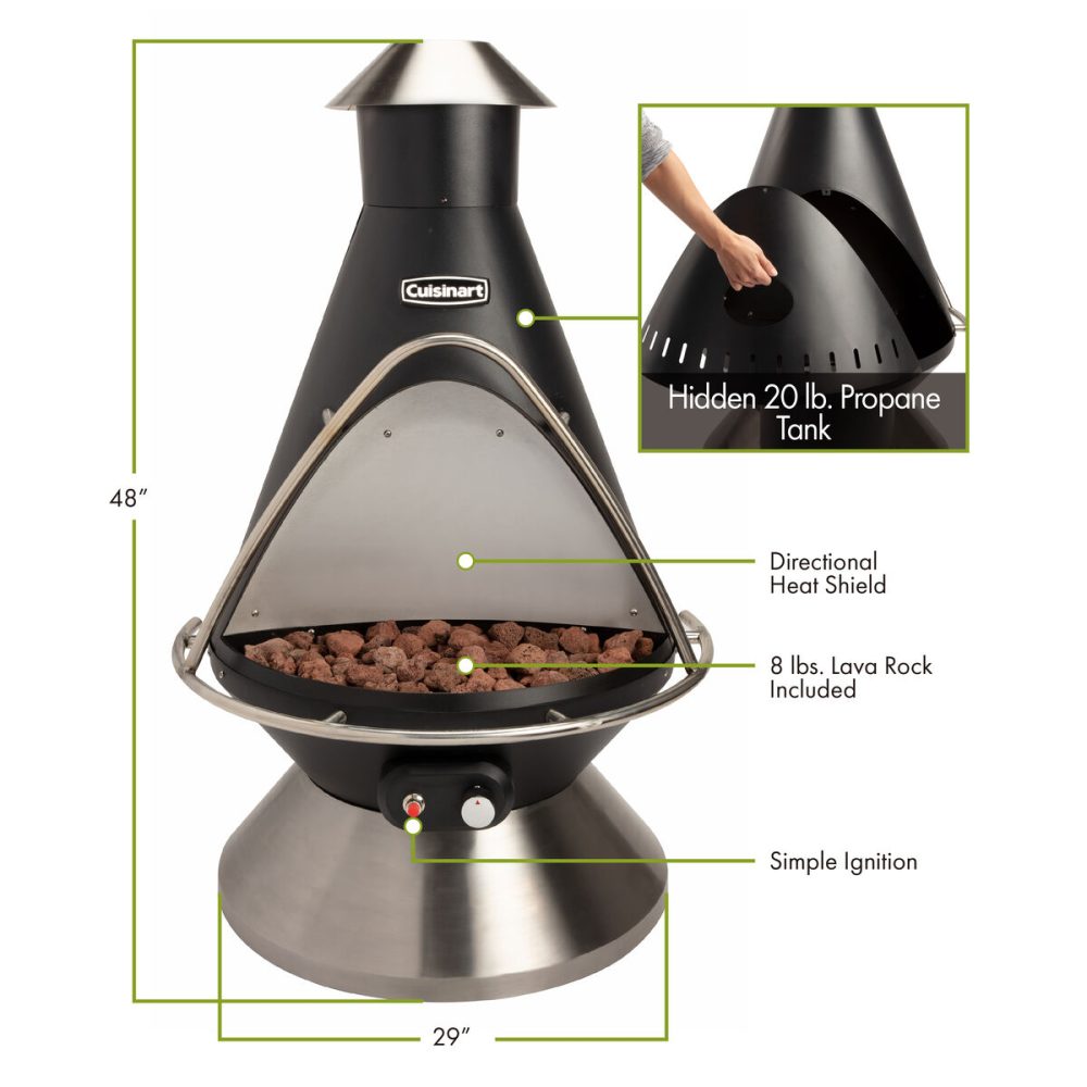 Chimenea Propane Fire Pit - Image 7