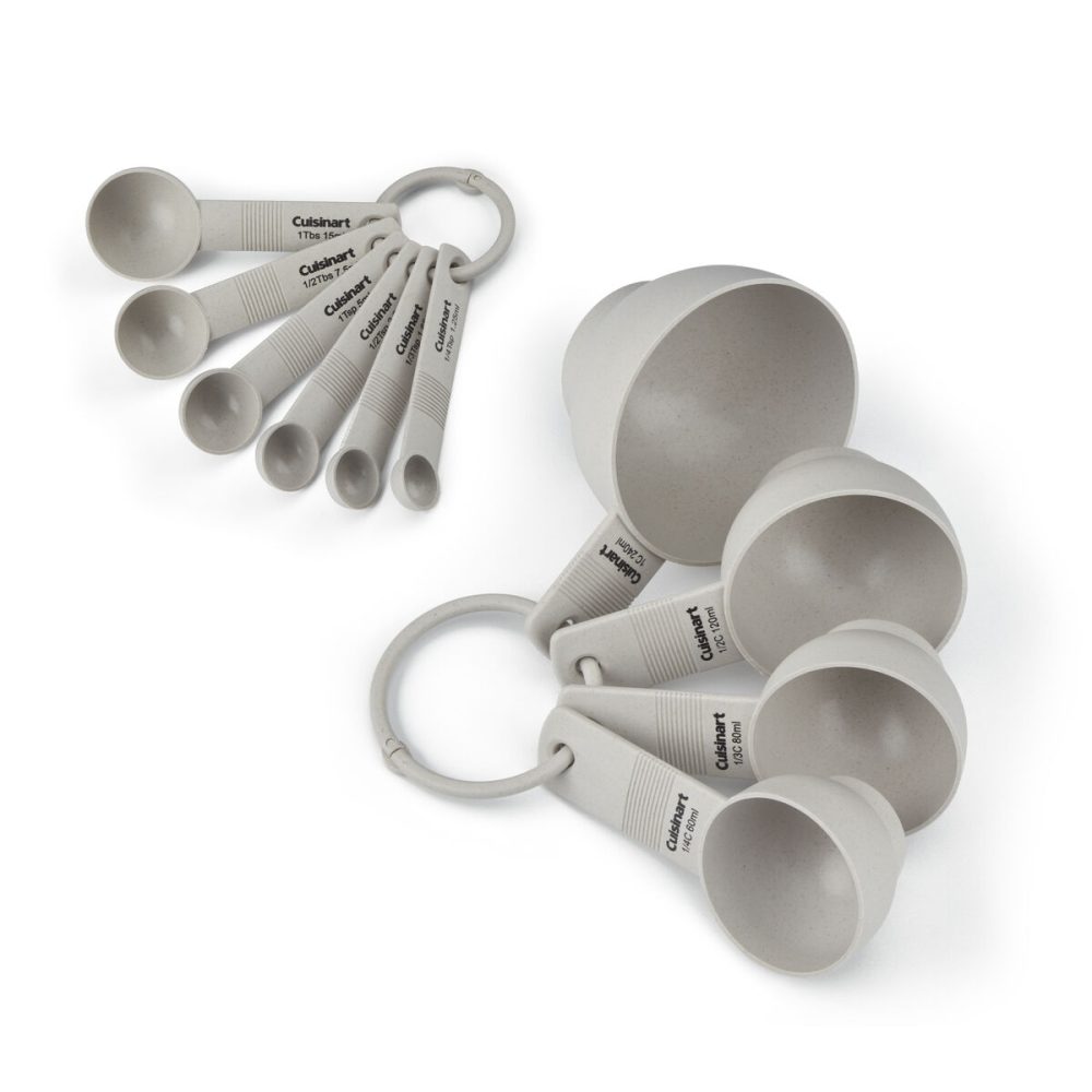 10pc Bamboo Fiber Measuring Cup and Spoon Set