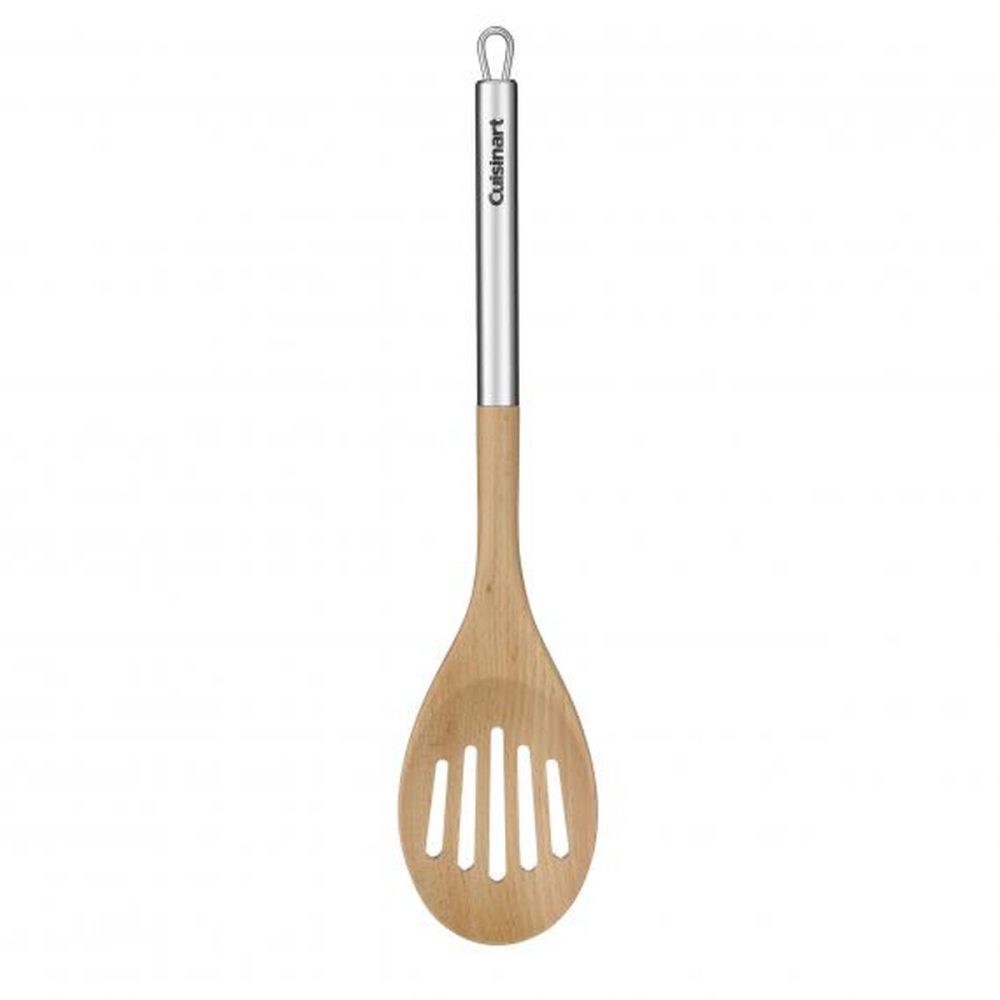 Beechwood Slotted Spoon Silver