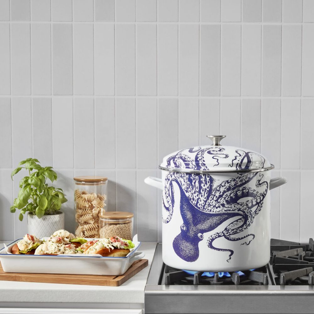 Caskata™ Lucy 16 Qt. Enamel on Steel Stockpot with Cover - Image 3