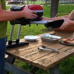 Petite Gourmet Portable Gas Grill with VersaStand - Image 12
