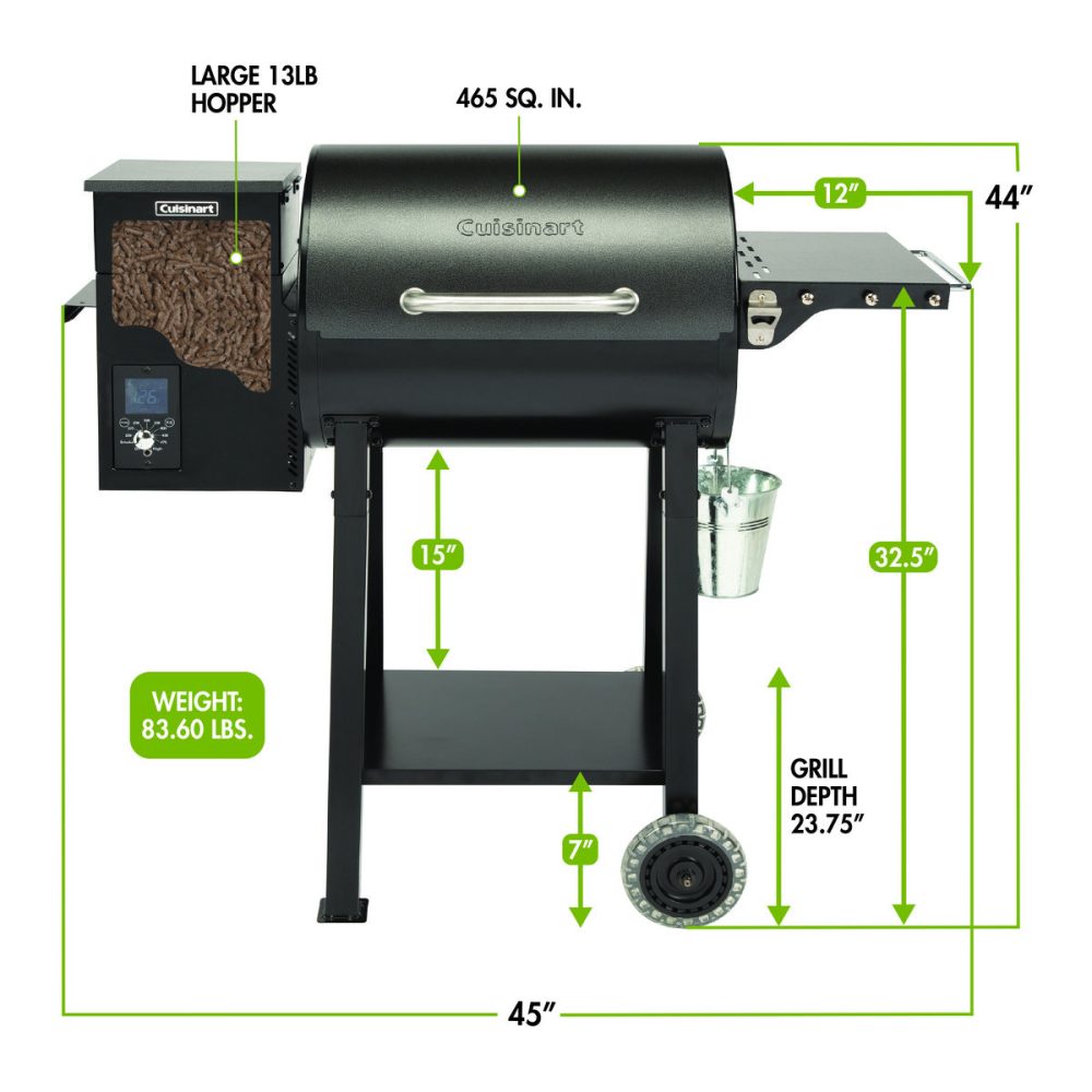 Wood Pellet Grill & Smoker​ 465 sq.in. - Image 3