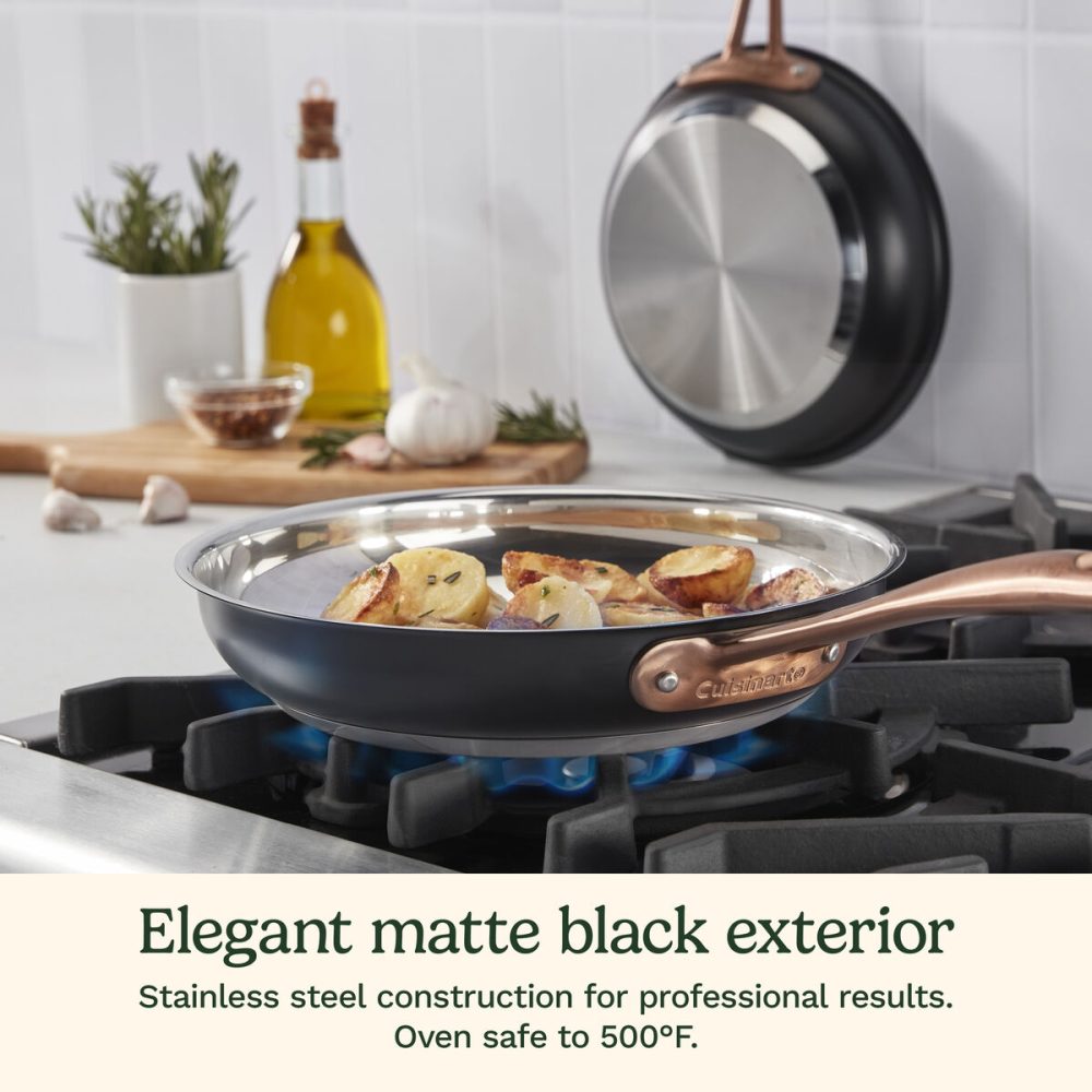 2-Pack Matte Black Elegance Skillet Set (8” & 10”) - Image 5