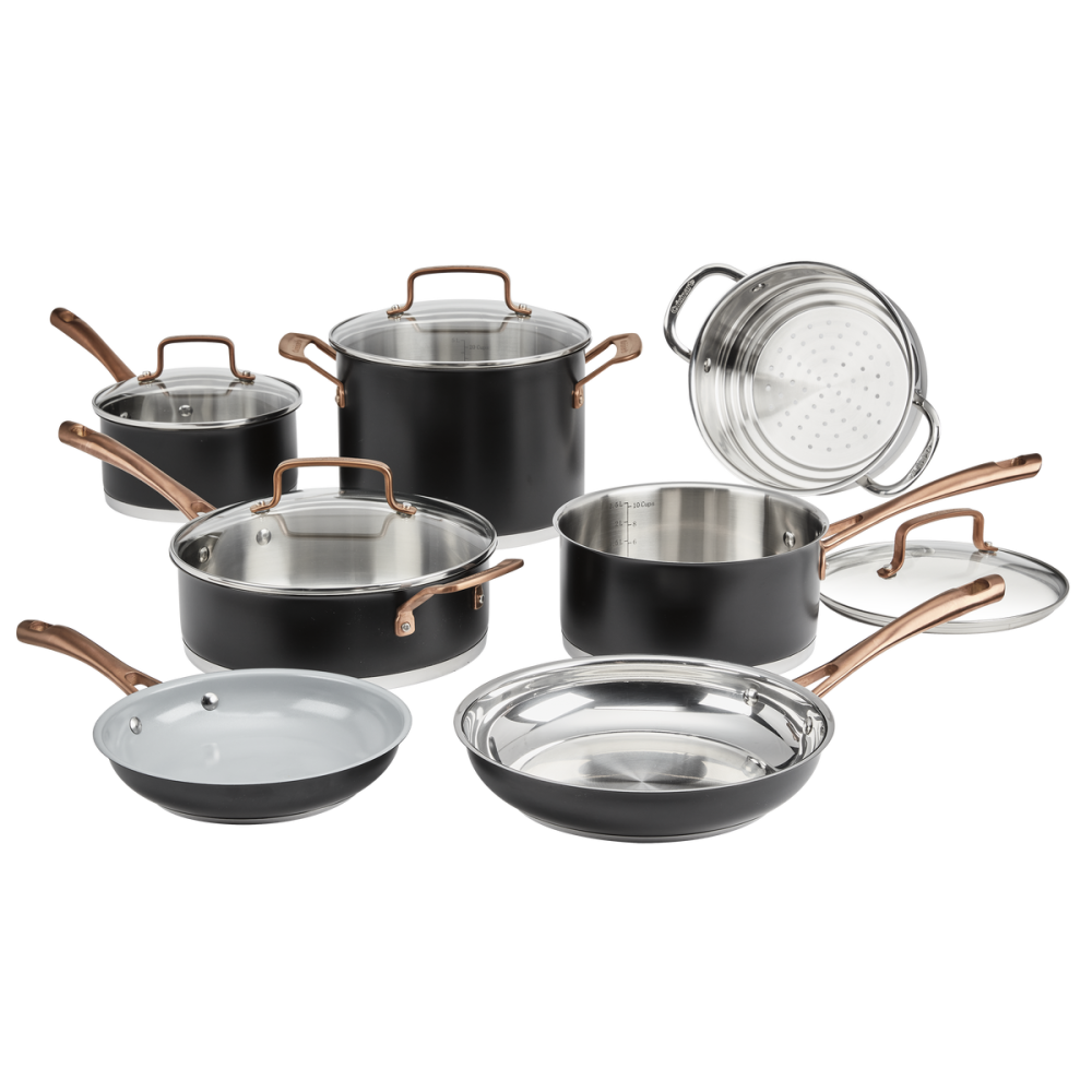 11pc Matte Black Elegance Set